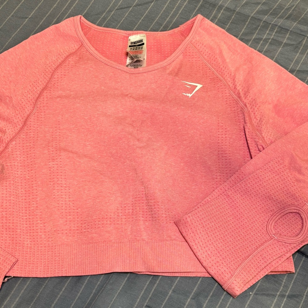 Pink Gymshark Cropped Top
